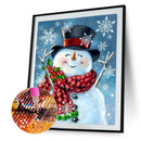 5D DIY Full Drill Diamond Painting Snowman Mosaic Kit Rhinestone Bead Craft