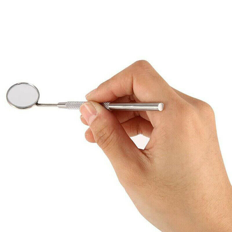 Dental Mirror Stainless Steel Dentist Teeth Hygiene Mouth Inspection Oral C^SE