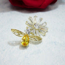 Cute Animal Insects Flying Bee Brooch Lady Men'S Corsage Hat Scarf Accessor