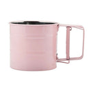 Stainless Steel Flour Sifter Handheld Powder Flour Sieve Icing Sugar Manual X5V4