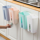 Garbage Trash Bags Dispenser Wall Mounted Plastic Storage Box Organizer Gar