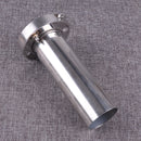 3.5" Stainless Steel Exhaust Muffler Adjustable Removable Silencer Round Decor