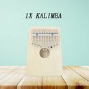 10 Keys Kalimba DIY Kit Basswood Thumb Piano Handmade Set Musical Instrument