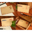 10pcs Mini Envelope Postcard Letter Stationary Storage Paper AirMail VintagLJ