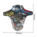 1pc Black Mountain Bike Fender Bicycle Front Rear Mudguard 26.5 x 27.5cm JR
