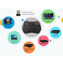 Rii I28C 2.4G Mini Wireless Keyboard for Laptop/Smart TV with Touchpad Back