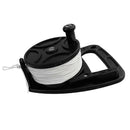 Durable Scuba Dive Reel Kayak Anchor Attached with Handle 150ft Nylon Line Black