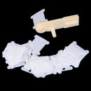 1pc string winder&30pcs plastic embroidery floss&craft thread bobbinsforstoraME