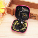 80*80*30mm Square EVA Case Headphone Bluetooth Earphone Cable Storage Box