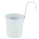 Flower Pot, Hanging Flower Pots, Garden Pot Balcony Planters Metal Bucket F L9R1