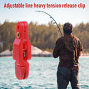 8pcs Offshore Fishing Planer Board Release Clip,Heavy Tension Line Clips Red