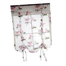 2xBeauty Floral Roman Curtain Sheer Rod Pocket Tab Top Window Voile Drape 32x40"