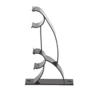 2pcs Double Metal Curtain Rod Holder for 25mm Rod - Deep Coffee