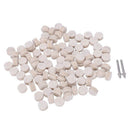 100pcs Wool Felt Polishing Buffing Round Wheel Tool + 2 Shank For  Rotary