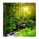 2x Blackout Window Curtain Darkening Bath Drape Voile Sheer w/ Hook Ring 06