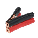 2 Pcs 100A Car Alligator Clips Vehicle Battery Test Crocodile Clamps Black Red