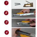 1008F Manual Nail Stapler U Nail Staple Gun for wood furniture household us