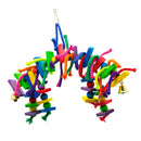 Bird Toys With Vivid Color For Parrot Pigeon Rope