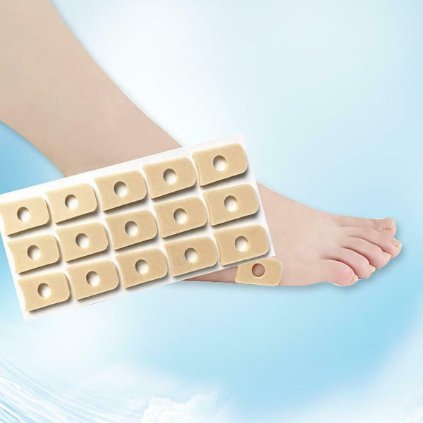 15pcs/Sheet Latex Corn Patches Pain Relief Corn Removal Foot Care (U Shape)