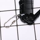 portable hair comb brush heychain foldable massage comb anti-stati chair comb â„–[