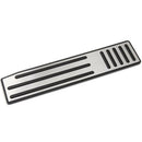 Foot Rest Pedal Cover Pad Non-Slip Stainless Steel Rubber Footrest With Adh P3M5