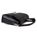 Elegant Diamond Lattice PU Handbags for Women Crossbody Shoulder Flap Bags