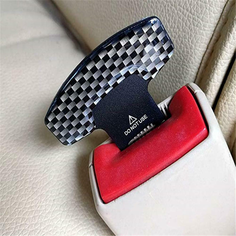 2 Pack Car Seat Belt Buckle Clip Clamp Spun Compatible With For Most Cars