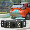 Mini Car Rear View Camera Night Vision Parking Camera with 9 LED Lights A