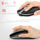 2.4GHz Wireless USB Rechargeable Mouse 1600 DPI Adjustable Desktop Optical Mice