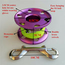 Small Compact Durable Lightweight Aluminum Alloy Scuba Diving Finger Spool Reel