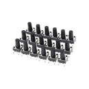 50Pcs 6x6x12mm Panel PCB Momentary Tactile Tact Push Button Switch 4Pin M&E FT
