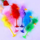 Halloween Theme Ballpoint Pen Feather Ballpoint Ball Pen New Writing Statio L8Y8