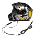 QY7 3.5mm Wired Headset with Inline Control for Motorbike Helmet Intercom