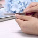 2Pcs Double-sided Concave Convex Nail File With Non-slip Handle Nail Art Tools Z