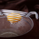 Spiral Stainless Steel Egg Yolk Separator Hand Eggs Gadgets Egg Steamer Too U7F5