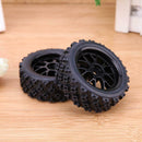 4pcs 70mm Star Pattern Rubber RC On Road Car Tires for 1/10 Universal Car Tamiya