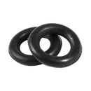 10 pieces black rubber flexible O ring oil seal Sealing 8.6 x 5 x 1.8mm T1M1