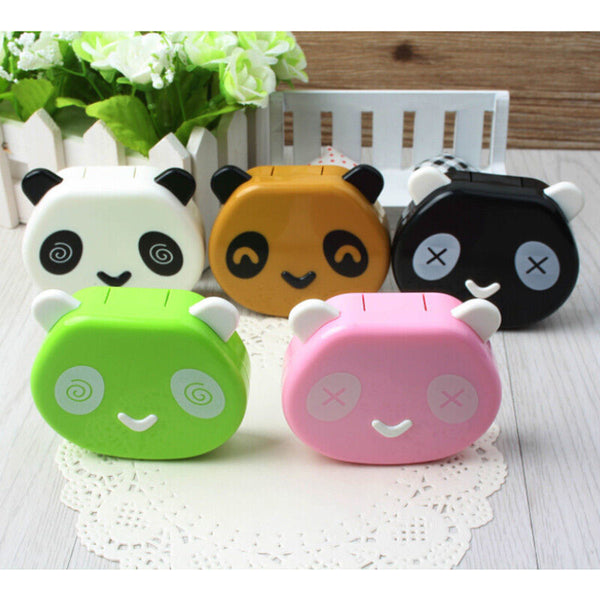 Travel Portable Panda Design Contact Lens Case Storage Box Holder Container  Gw
