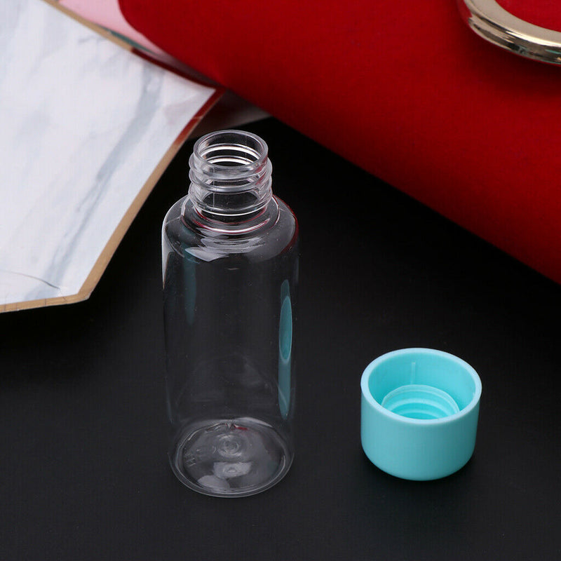 7Pcs Travel Mini Plastic Transparent Empty Makeup Container Bottle Set New