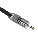 3pin XLR Female to 3.5mm TRS Male Cable Audio Adapter Cable Metal Connector A