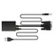 VGA To HDMI Output 1080P HD Audio TV AV HDTV Video Cable Converter Adapter  Y8Q3