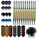 Safety Dart set - 12 Darts+30 Dart Wings + Dart Head Safety Dart I6S1 A0B0 V9Q2