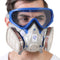 Spray One-Piece Painting Dust-Proof Anti-Splash Gas Face Cover with Glasses Effi
