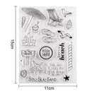 Handmade Umbrella Clear Silicone Stamp Scrapbook Photo Album Craft DIY Card W5Z0
