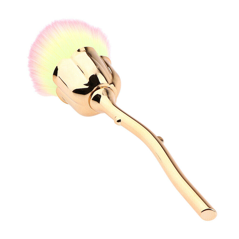 Rose Flower Soft Contour Face Powder Foundation Blush Brush Makeup Cosmetic Tool