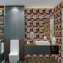 Retro Floor Tiles Wall Stickers Self-adhesive Decals for Kitchen (MSC061)