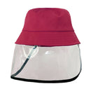 4 Kid Face Shield Anti-spitting Anti-Dust Sun Protective Cap Visor Fisherman Hat