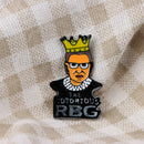 Ruth Bader Ginsburg RBG Court Feminist Dissent Justice Collar Pin BSEAU