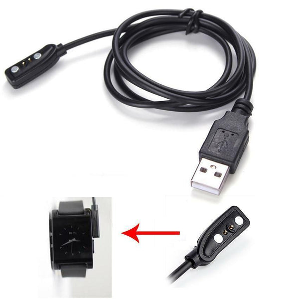 USB Adapter Charger Cord Charge Charging Cable For Pebble Smart Watch Wristwatch