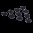 10Pcs 18mm plastic round applied clear cases coin storage capsules holder  BX